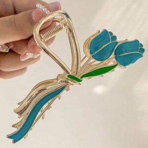 Tulip Flower Hair Claw for Women